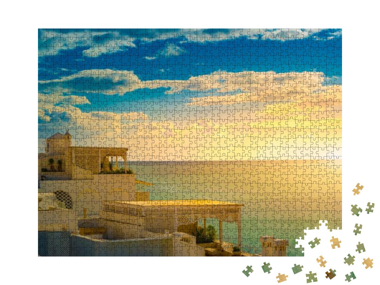Hammamet, Tunisia. Image of Architecture of Old Medina wi... Jigsaw Puzzle with 1000 pieces