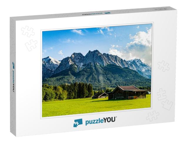 Zugspitze as Seen from Grainau/Garmisch-Partenkirchen on... Jigsaw Puzzle