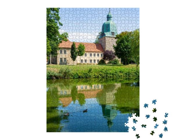 The Historic Castle in Fuerstenau, Lower Saxony, Germany... Jigsaw Puzzle with 1000 pieces
