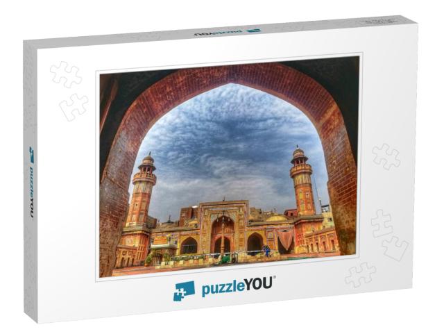 Beautiful View of Wazir Khan Masjid Lahore Pakistan... Jigsaw Puzzle