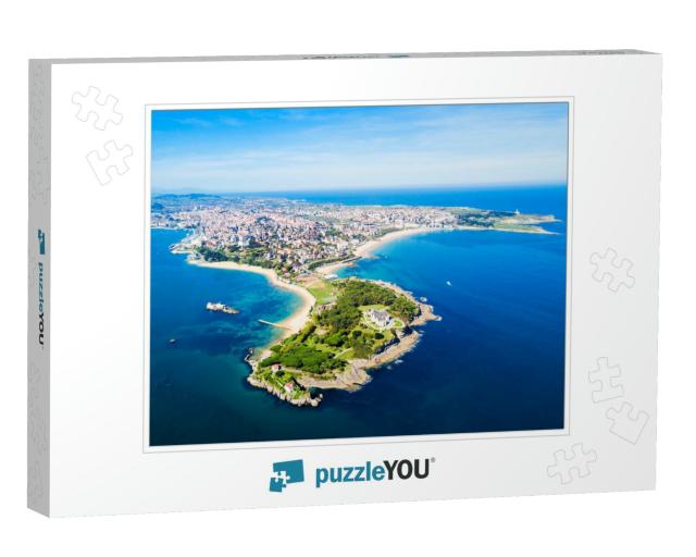 Santander City Aerial Panoramic View. Santander is the Ca... Jigsaw Puzzle