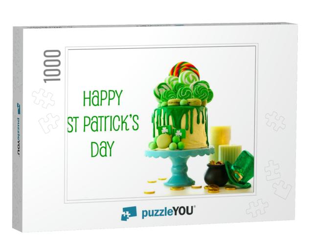 St Patrick's Day Party Table with Lollipop Candy... Jigsaw Puzzle with 1000 pieces