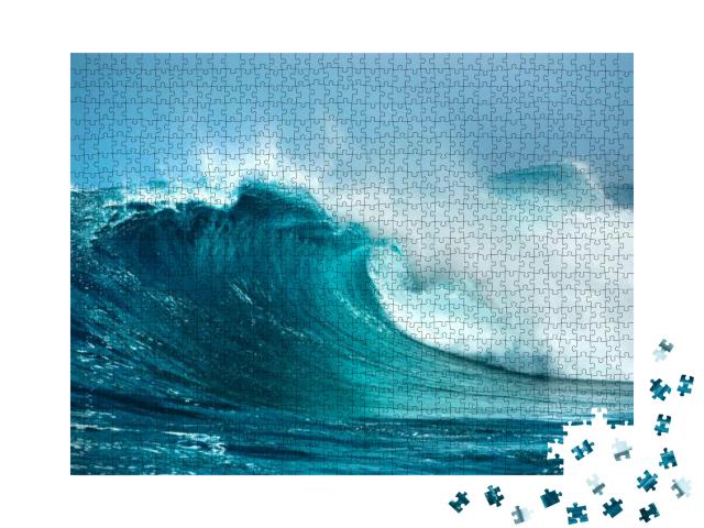 Waves in the Ocean... Jigsaw Puzzle with 1000 pieces