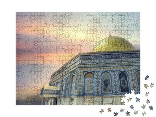 Dome of the Rock... Jigsaw Puzzle with 1000 pieces
