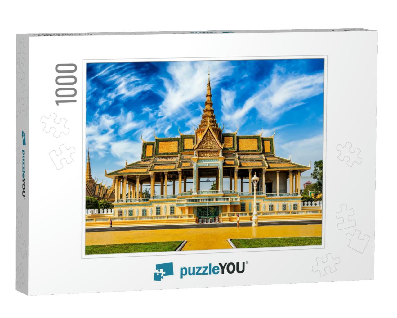Phnom Penh Tourist Attraction & Famous Landmark - Panoram... Jigsaw Puzzle with 1000 pieces