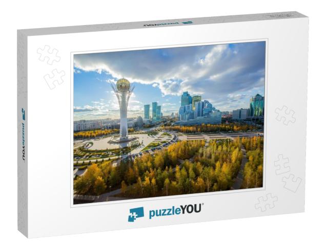 Astana, Nur-Sultan, Kazakhstan. Center of the City, Skysc... Jigsaw Puzzle