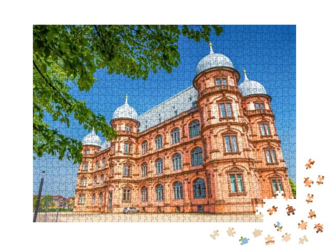 Castle Gottesaue, Karlsruhe... Jigsaw Puzzle with 1000 pieces