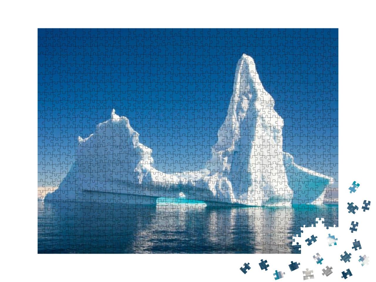 Beautiful Iceberg, Antarctica... Jigsaw Puzzle with 1000 pieces