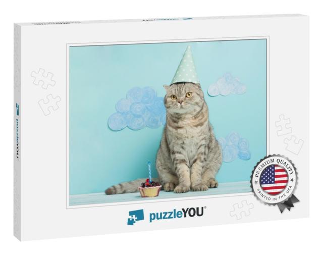 Birthday Greetings from a Cat... Jigsaw Puzzle