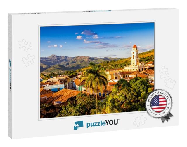 Trinidad De Cuba a Travelling Landmark in the Caribbean A... Jigsaw Puzzle