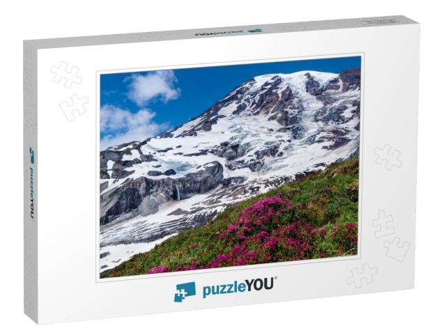 Skyline Trail, Mount Rainier. Mount Rainier National Park... Jigsaw Puzzle