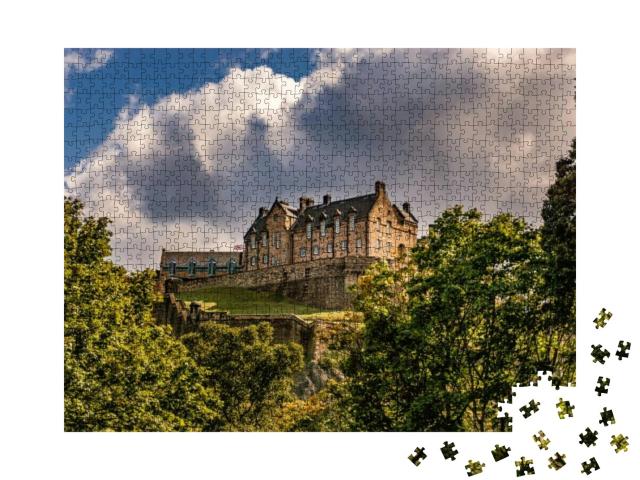 Edinburgh Castle View, Scotland Ku, Traveling in Europe... Jigsaw Puzzle with 1000 pieces