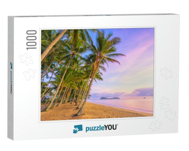 Sunrise At Palm Cove One of the Popular Tourist Towns Nor... Jigsaw Puzzle with 1000 pieces
