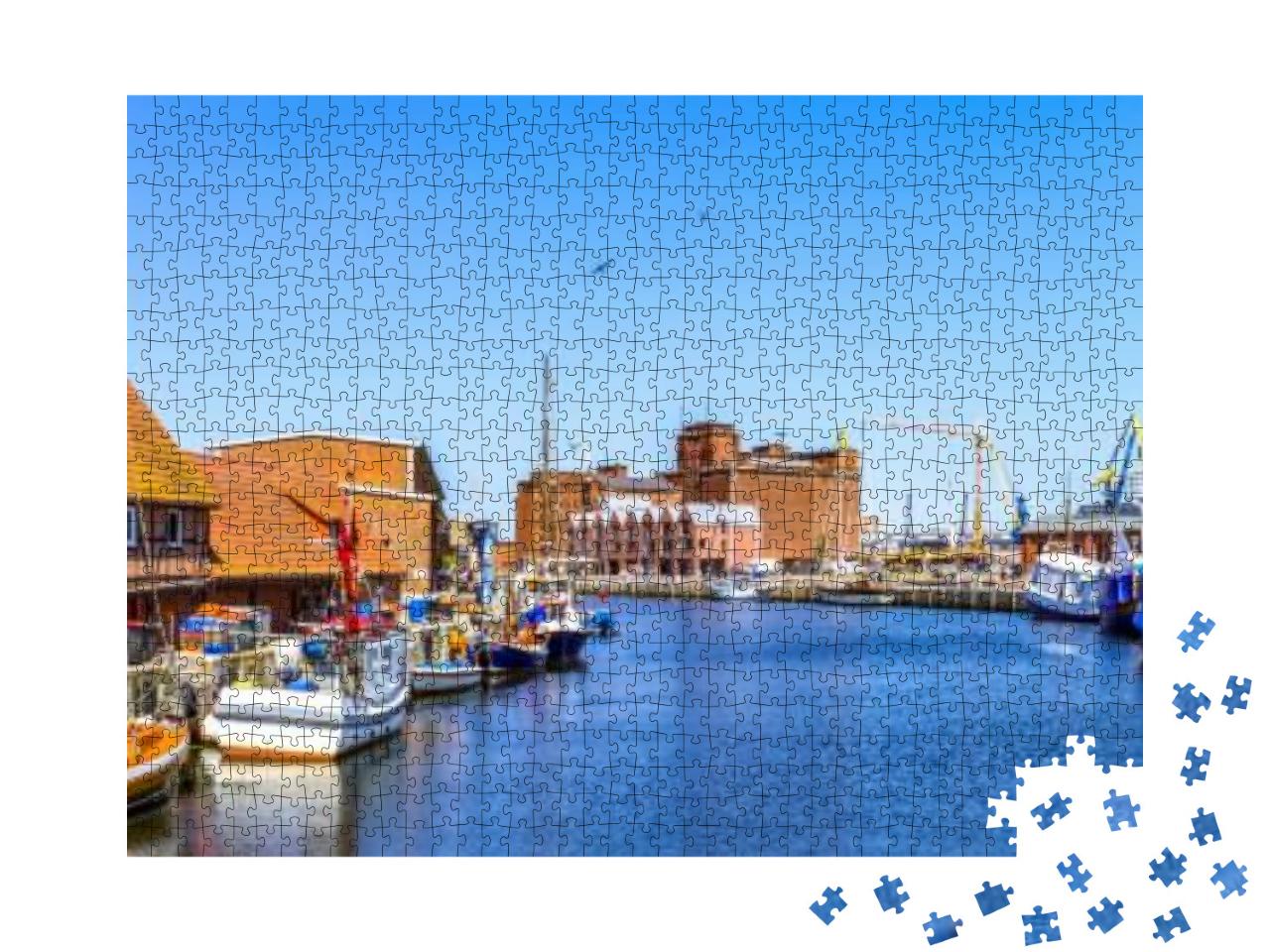 Marina of Wismar, Germany... Jigsaw Puzzle with 1000 pieces
