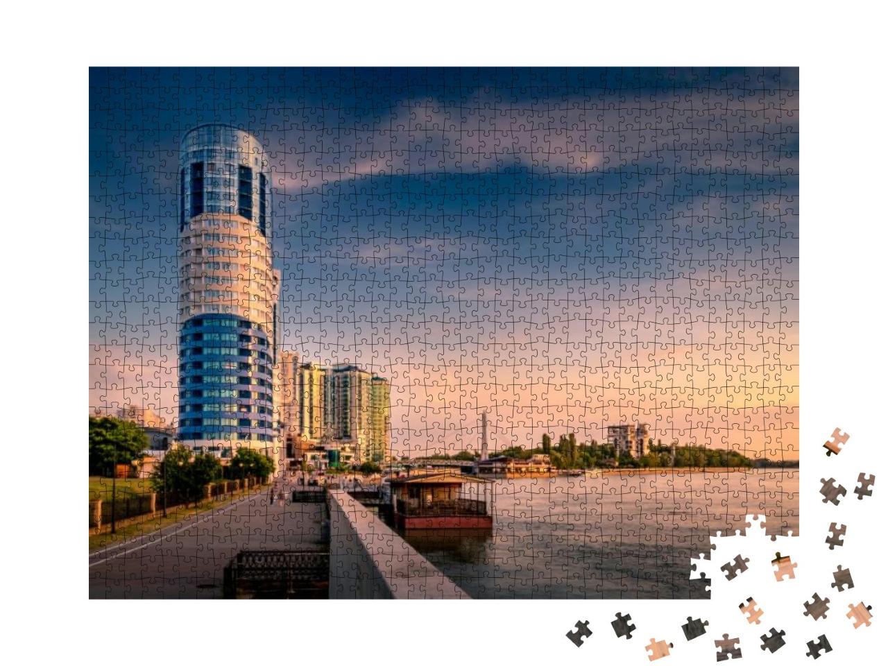 Krasnodar At Sunset... Jigsaw Puzzle with 1000 pieces