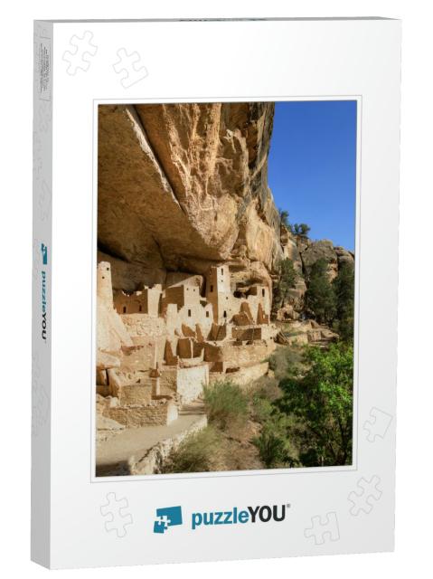Anasazi Cliff Dwellings At Mesa Verde National Park, Co... Jigsaw Puzzle
