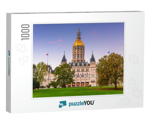 Connecticut State Capitol in Hartford, Connecticut, USA Du... Jigsaw Puzzle with 1000 pieces