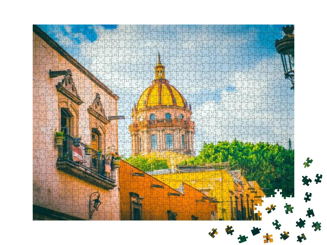 View of San Miguel De Allende, Mexico... Jigsaw Puzzle with 1000 pieces