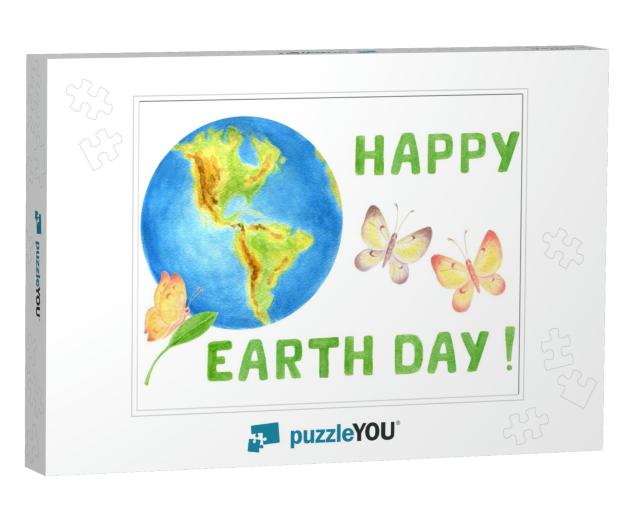 Earth Day Concept for Banner, Poster or Greeting C... Jigsaw Puzzle