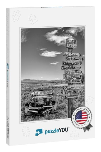 Route 66 Signs... Jigsaw Puzzle
