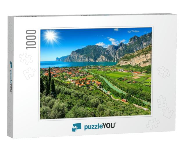 Beautiful Sunny Day on Lake Garda, Torbole. Italy, Europe... Jigsaw Puzzle with 1000 pieces