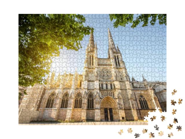 Morning View on the Beautiful Saint Pierre Cathedral in B... Jigsaw Puzzle with 1000 pieces