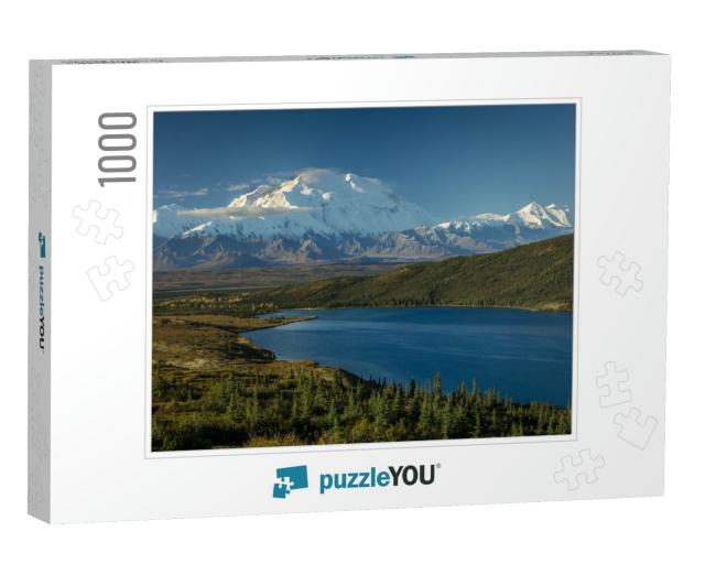 August 30, 2016 - Mount Denali At Wonder Lake, Previously... Jigsaw Puzzle with 1000 pieces