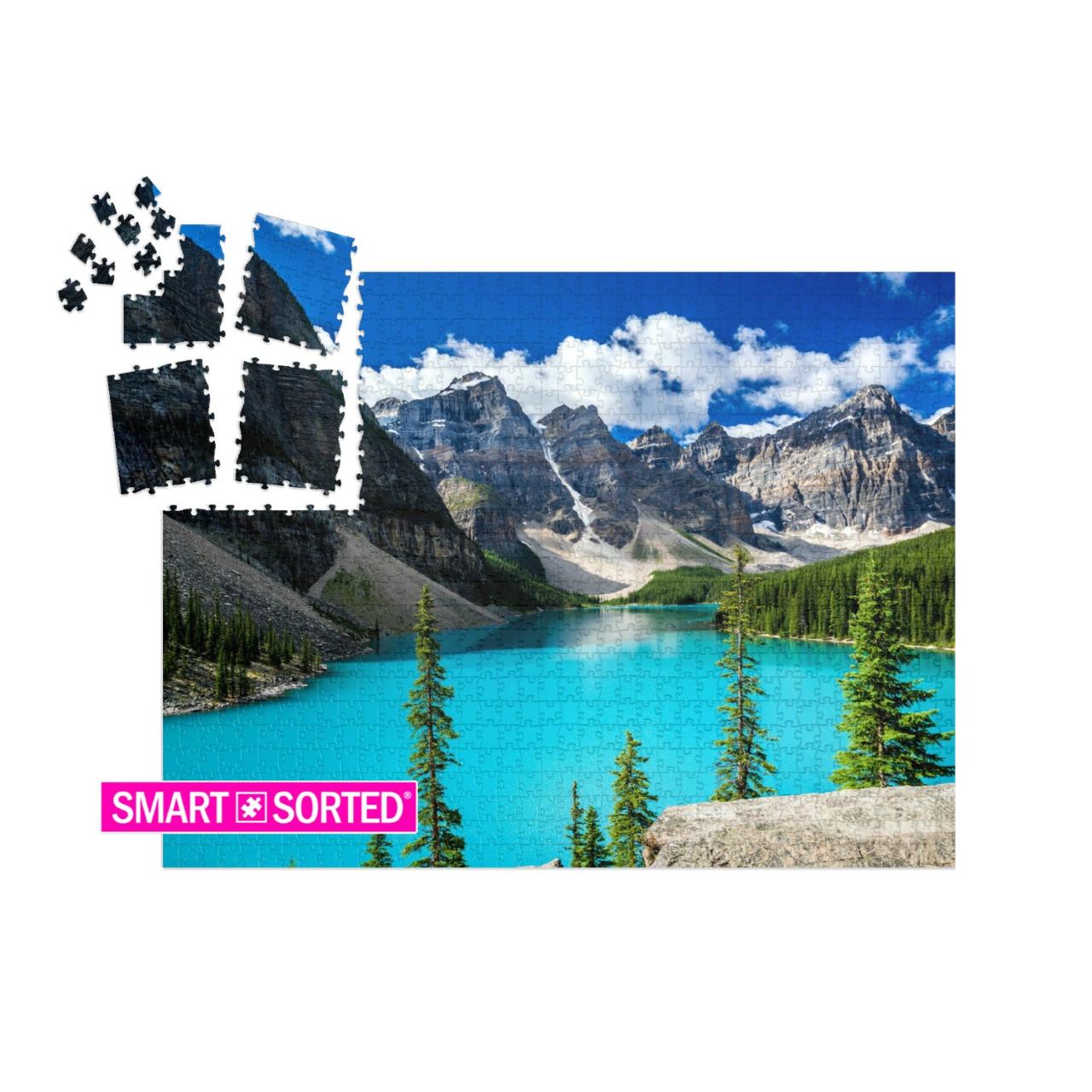 Moraine Lake in Banff National Park, Alberta, Canada... | SMART SORTED® | Jigsaw Puzzle with 1000 pieces