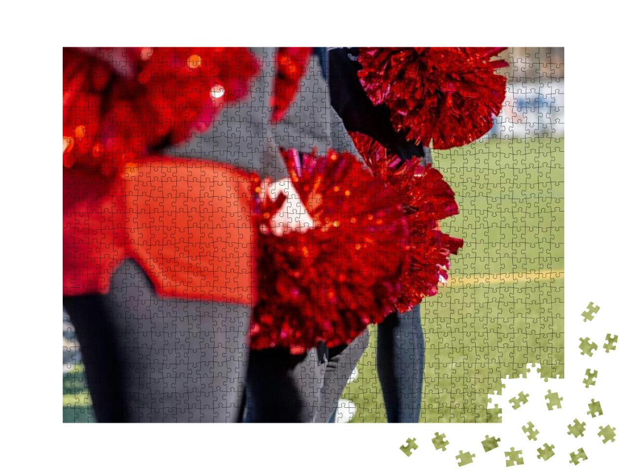 Cheerleader Pom Poms Unfocused... Jigsaw Puzzle with 1000 pieces