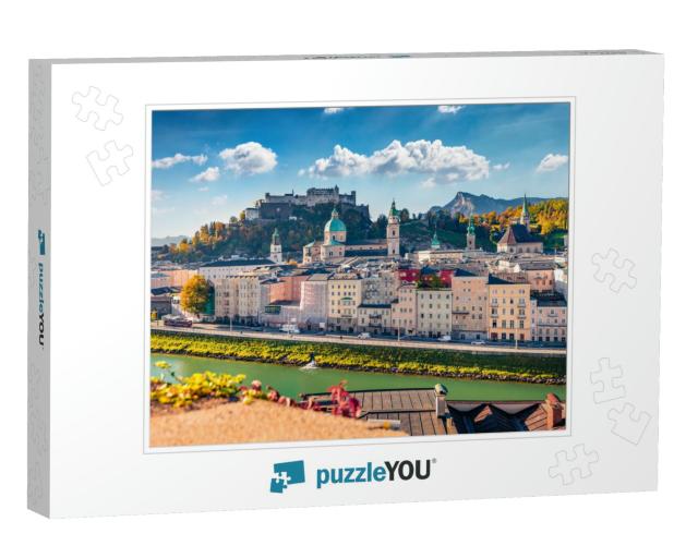 Captivating Cityscape of Salzburg, Old City, Birthplace o... Jigsaw Puzzle