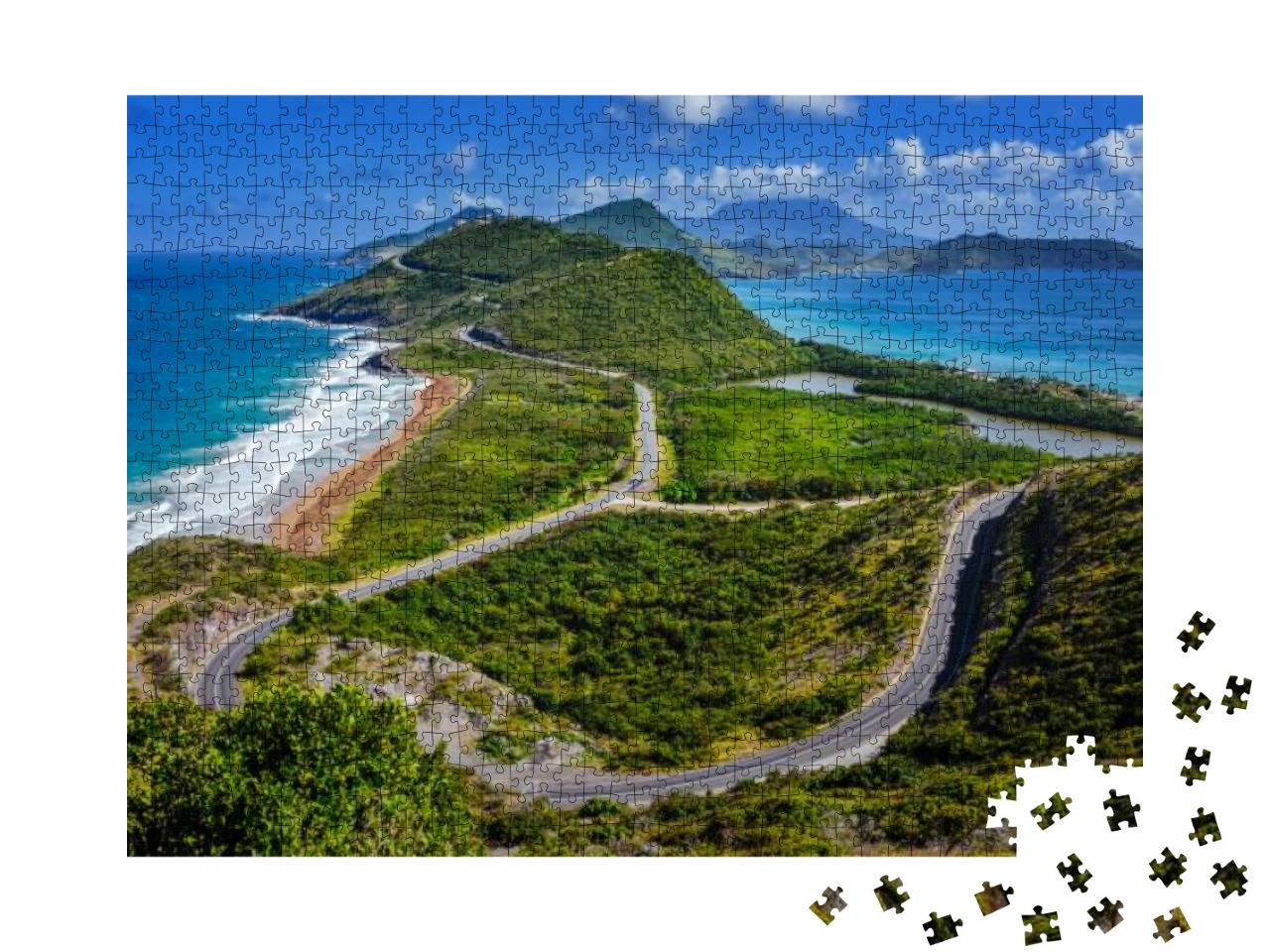 Serpentine Road Panorama... Jigsaw Puzzle with 1000 pieces