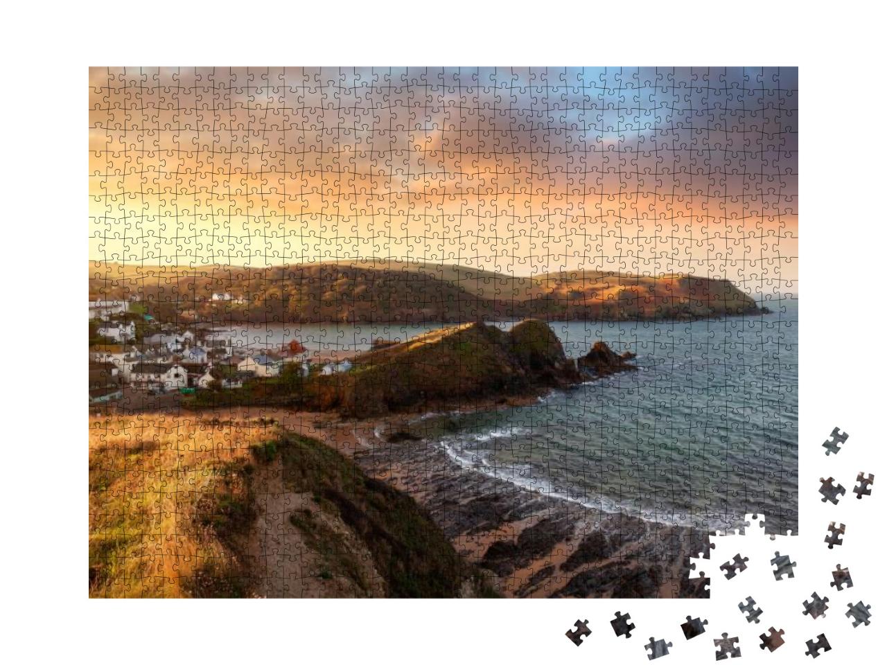 Hope Cove Near Salcombe, Devon, England... Jigsaw Puzzle with 1000 pieces