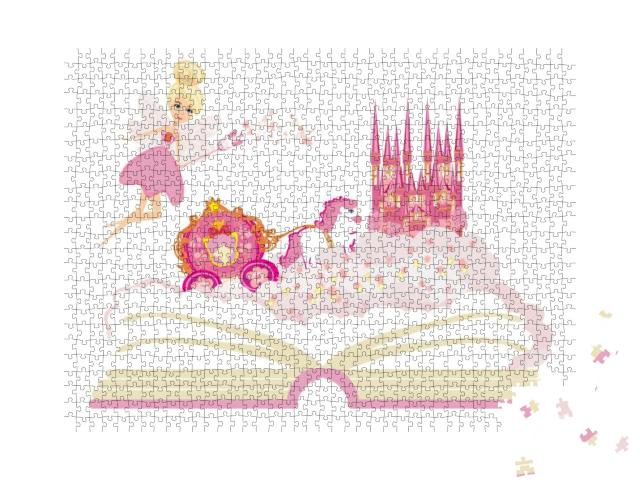 Magic World of Tales, Fairy Castle Appearing from... Jigsaw Puzzle with 1000 pieces
