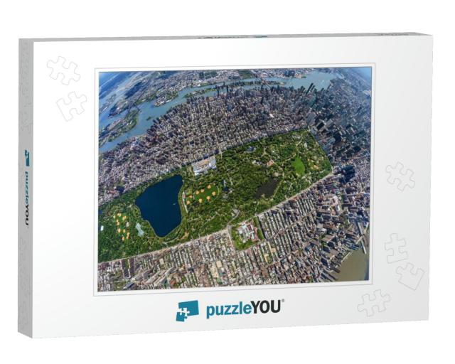 Central Park Manhattan New York Aerial View from Top Posi... Jigsaw Puzzle