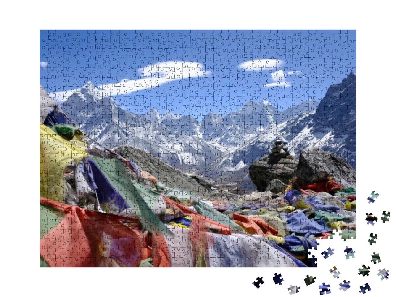Himalaya Himalayas Mountain Range Nepal Kathmandu... Jigsaw Puzzle with 1000 pieces