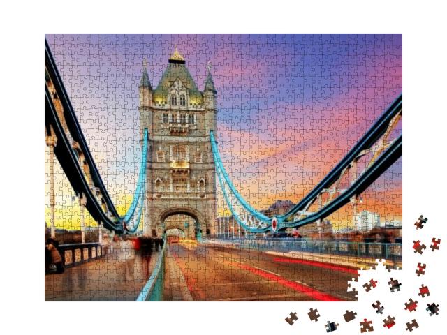 Tower Bridge - London... Jigsaw Puzzle with 1000 pieces