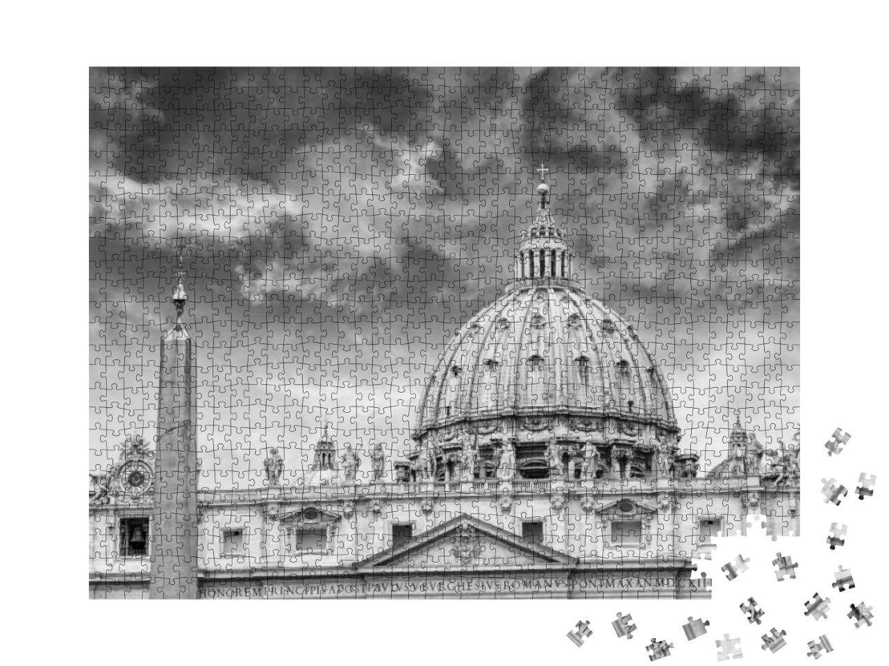St. Peters Basilica, Vatican, Rome... Jigsaw Puzzle with 1000 pieces