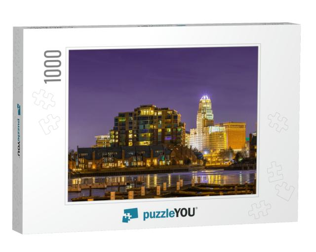 A View of Downtown Buffalo New York Skyline from Differen... Jigsaw Puzzle with 1000 pieces