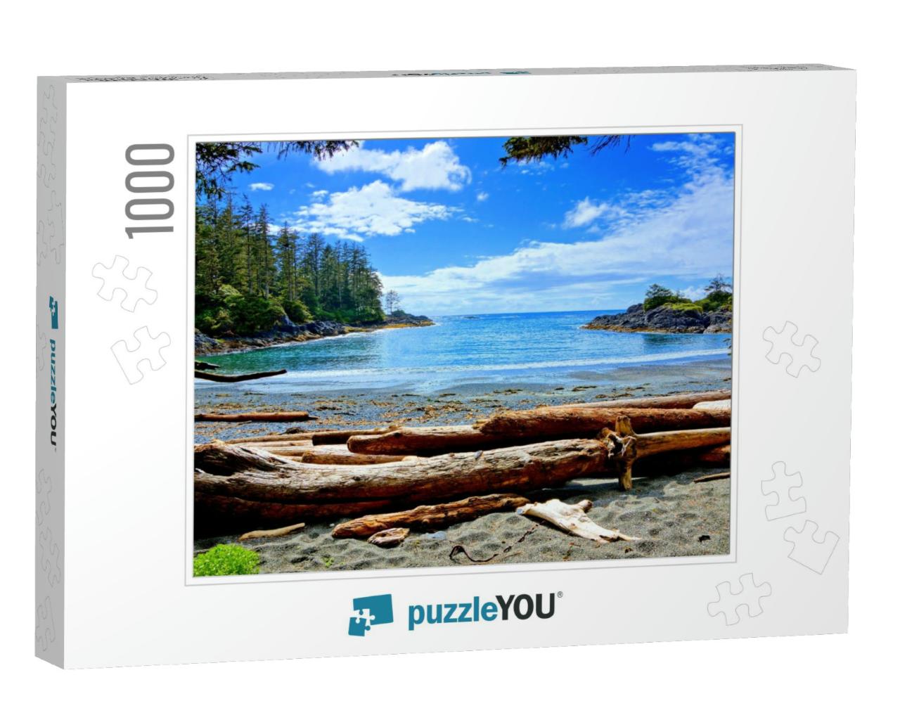 Blue Water & Skies Along the Coast of Pacific Rim Nationa... Jigsaw Puzzle with 1000 pieces