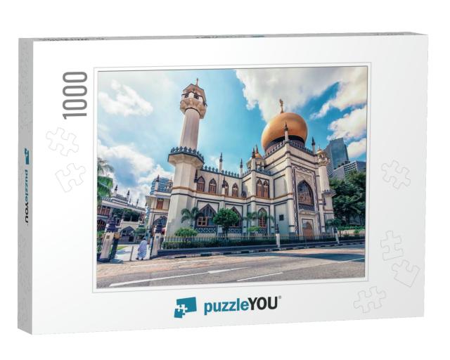Sultan Mosque in Singapore City... Jigsaw Puzzle with 1000 pieces