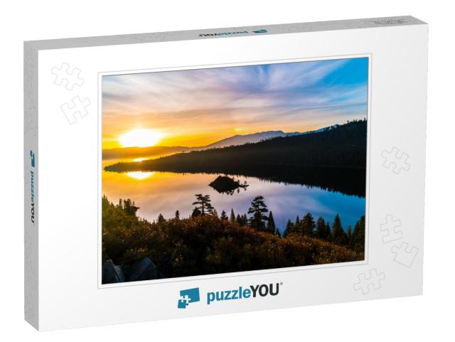 Lake Tahoe Nature Get Away a Vacation Destination Amazing... Jigsaw Puzzle