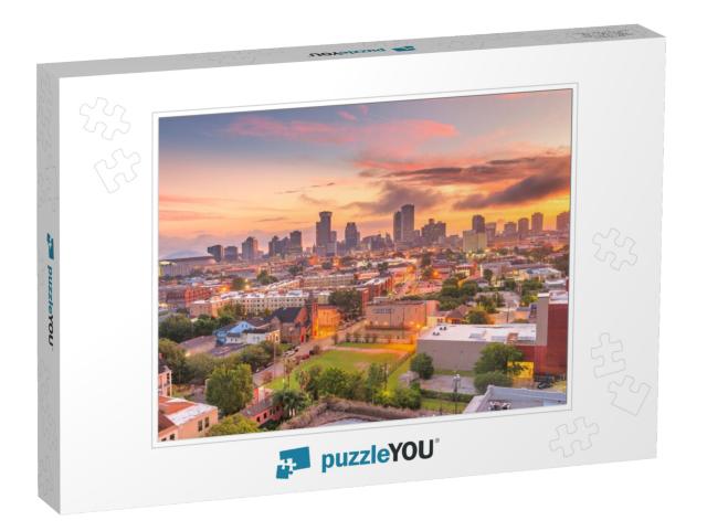 New Orleans, Louisiana, USA Downtown City Skyline At Dawn... Jigsaw Puzzle