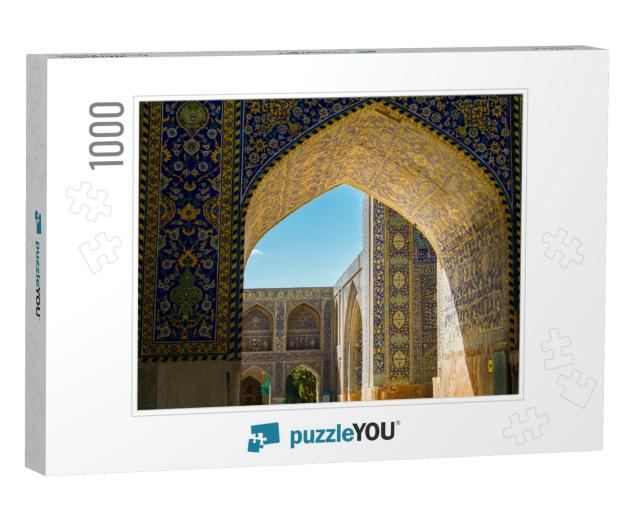 Shah Mosque, Isfahan Province, Iran... Jigsaw Puzzle with 1000 pieces
