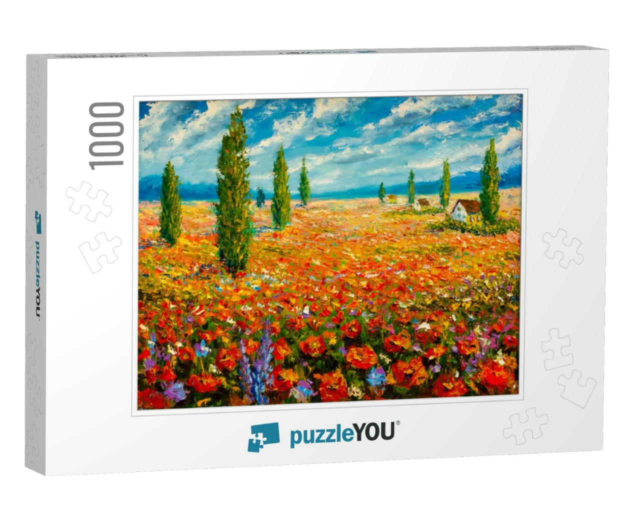 Flowers Paintings Monet Painting Claude Impressionism Pai... Jigsaw Puzzle with 1000 pieces