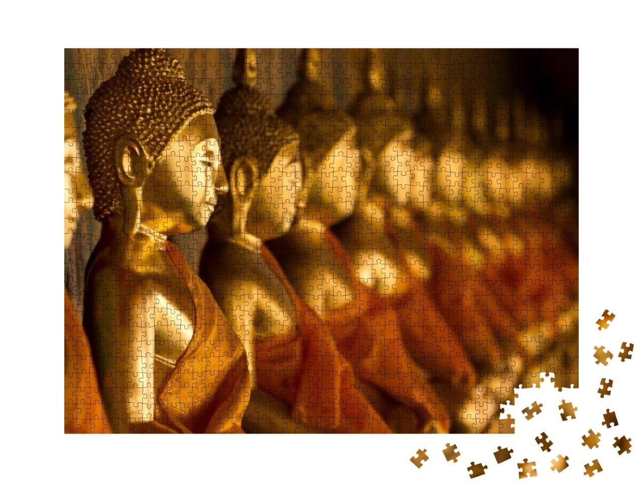 Buddha Statue At Wat Arun, Bangkok Thailand... Jigsaw Puzzle with 1000 pieces