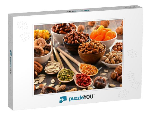 Composition with Dried Fruits & Assorted Nuts... Jigsaw Puzzle