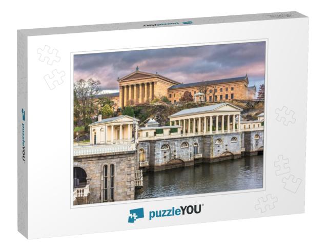 Philadelphia, Pennsylvania, USA Waterworks Skyline... Jigsaw Puzzle