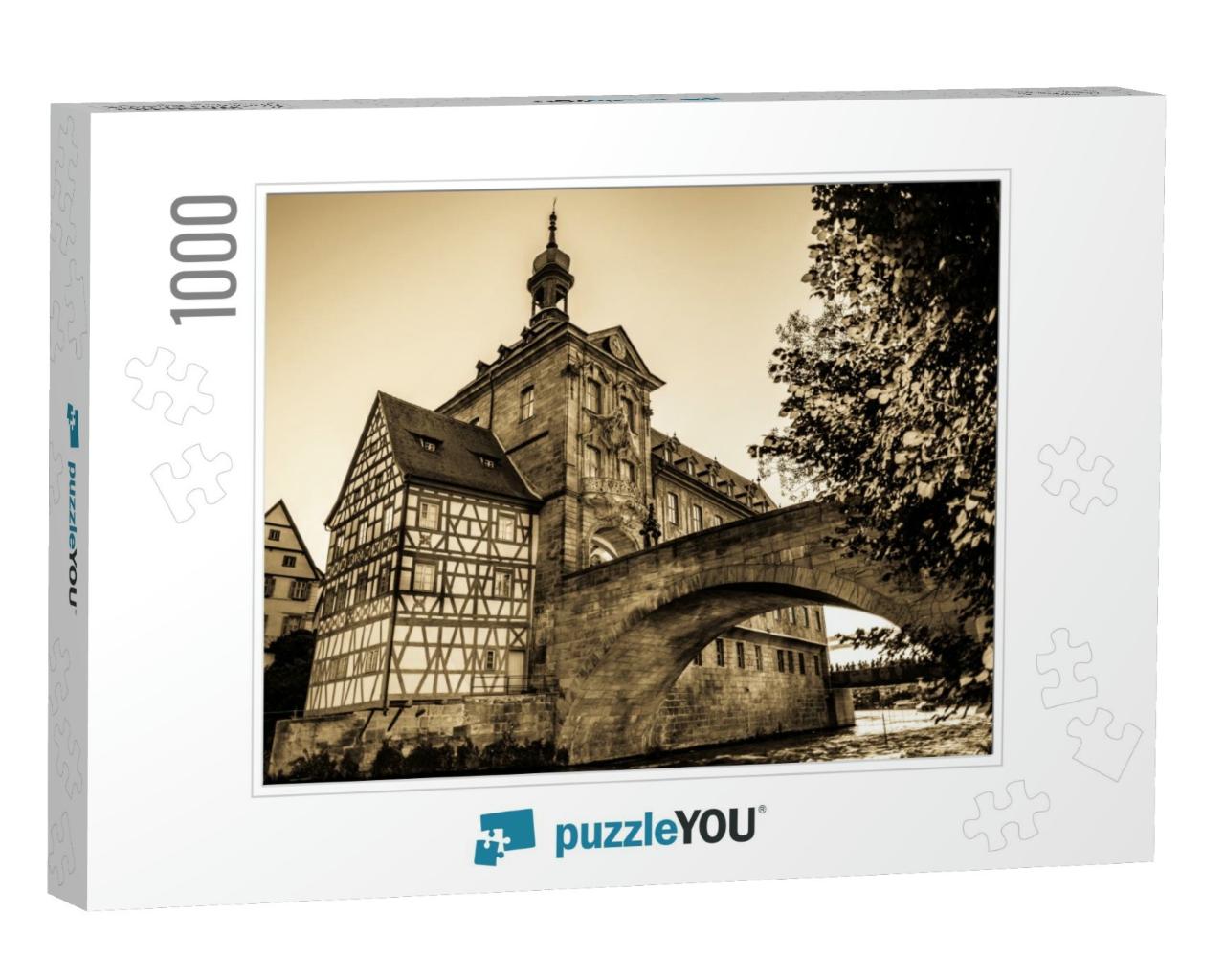 Famous Old Town Hall in Bamberg - Germany... Jigsaw Puzzle with 1000 pieces