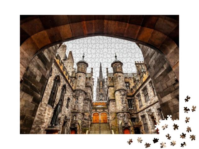 Edinburgh Old Town View, Scotland... Jigsaw Puzzle with 1000 pieces