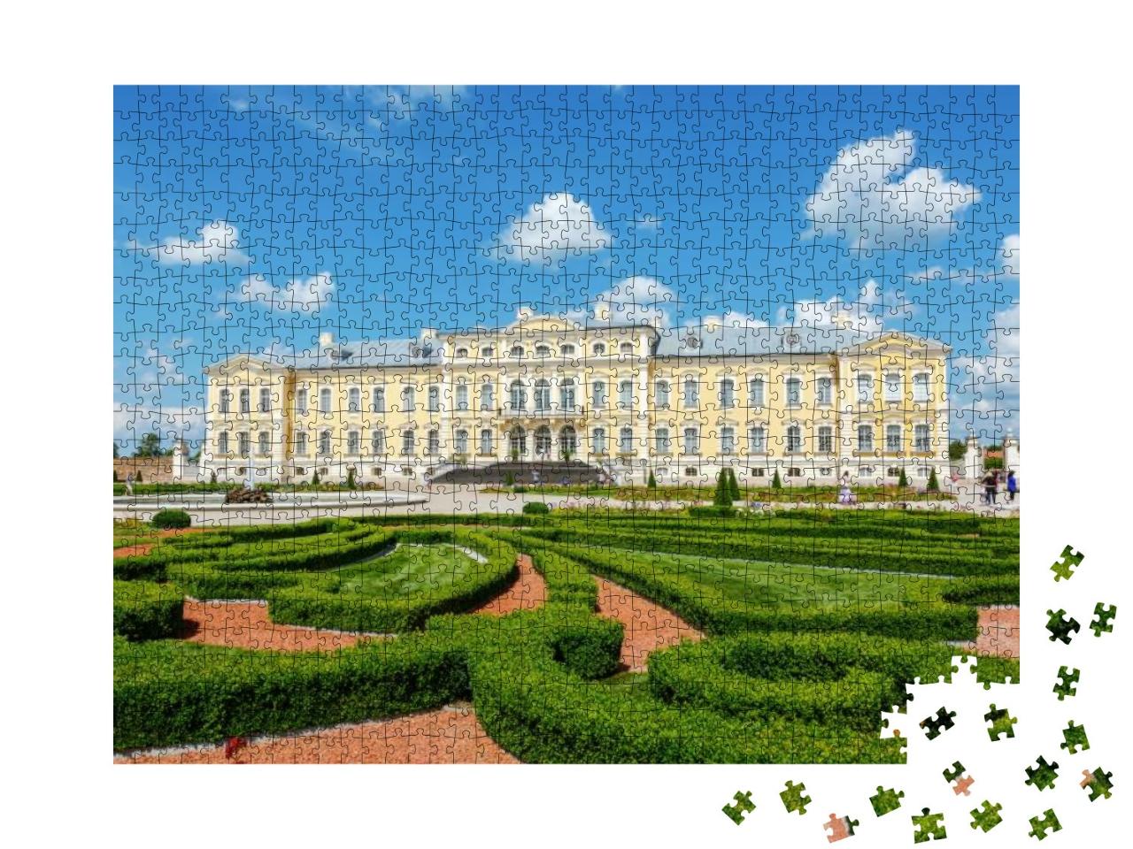 Rundale Castle Latvia... Jigsaw Puzzle with 1000 pieces
